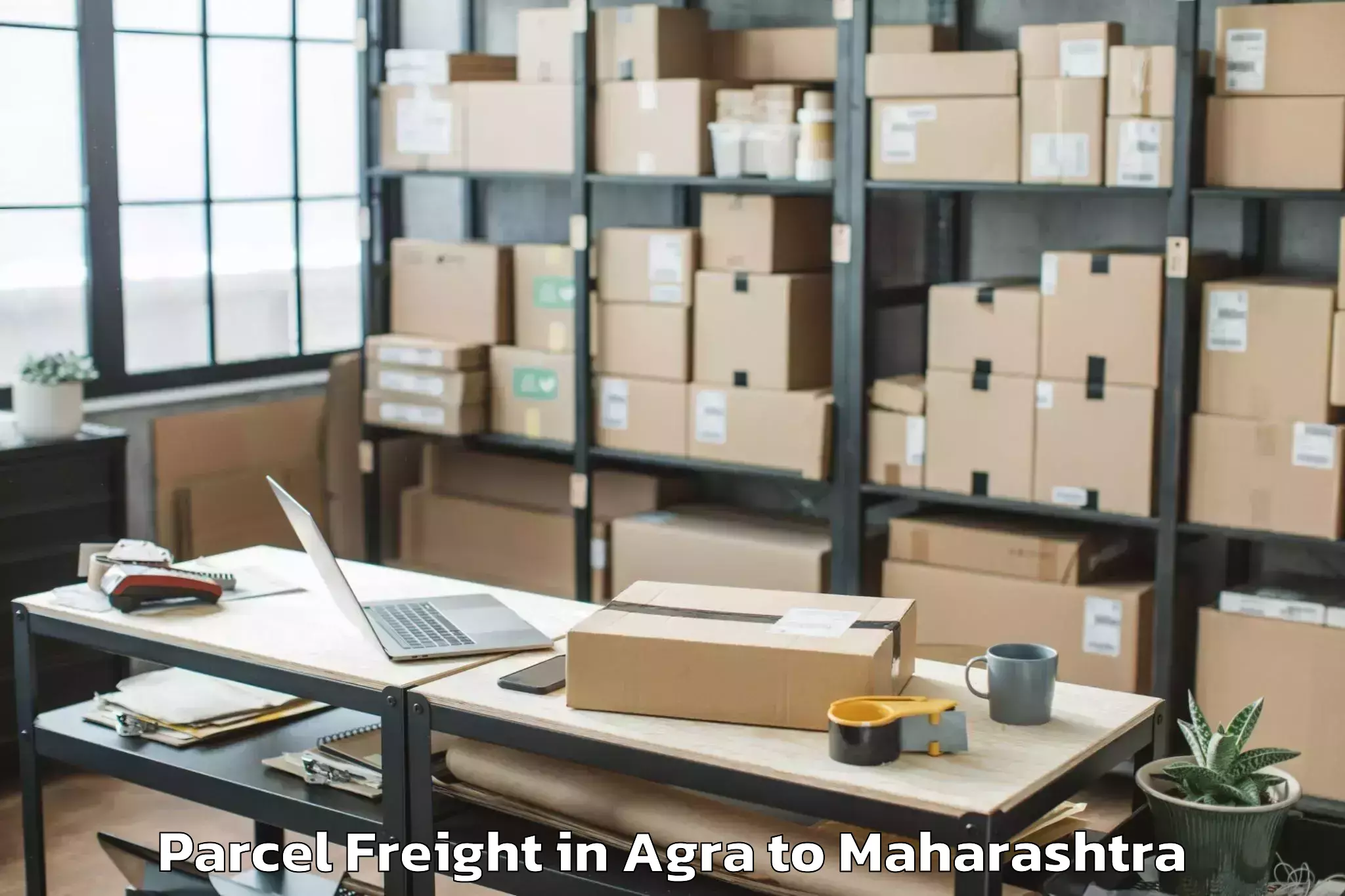 Top Agra to Shirpur Parcel Freight Available